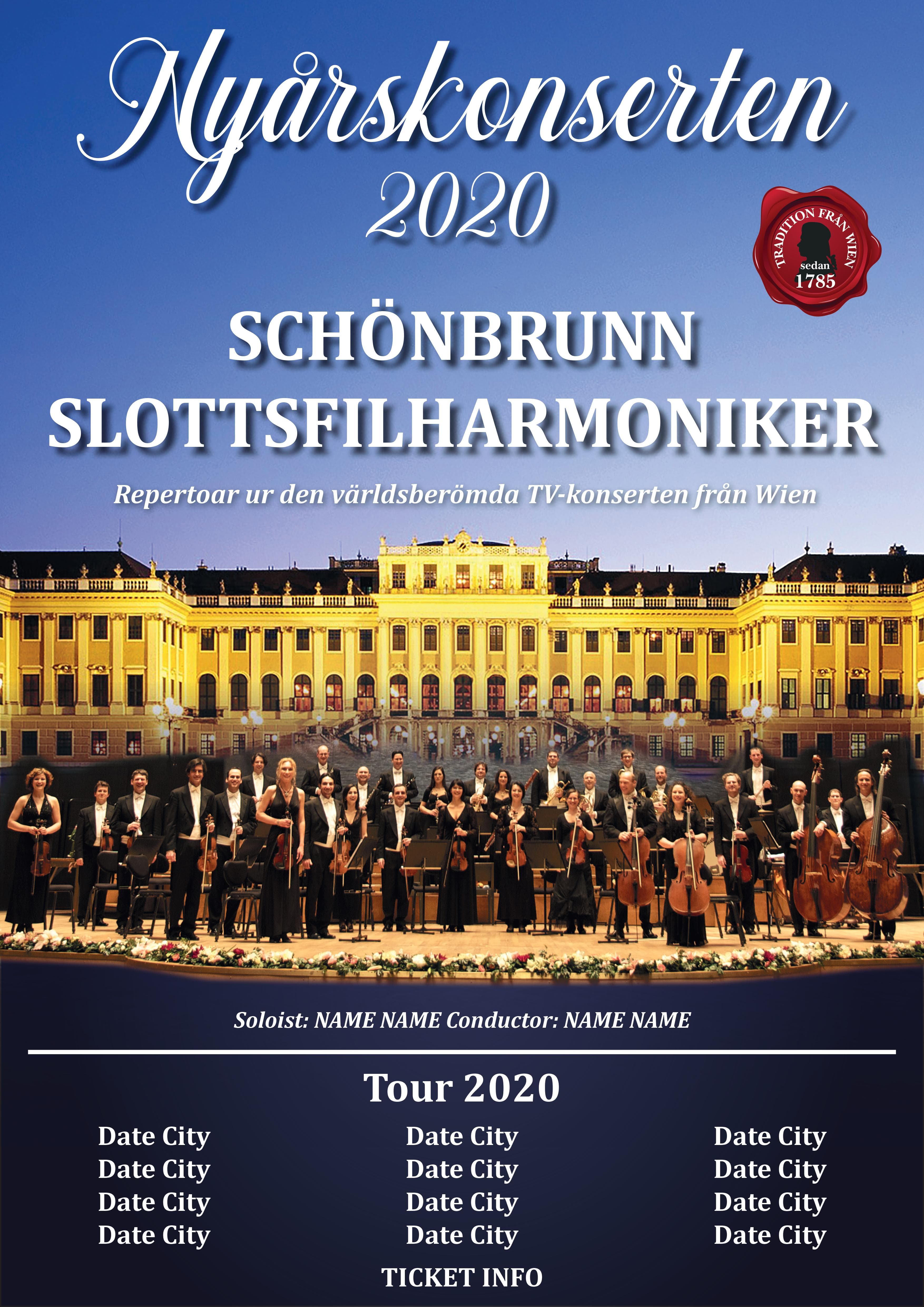 Nyttårskonserten med Schönbrunn Slottsfilharmoniker fra Wien